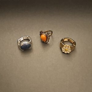 Ring Bundle. 3 Rings. New